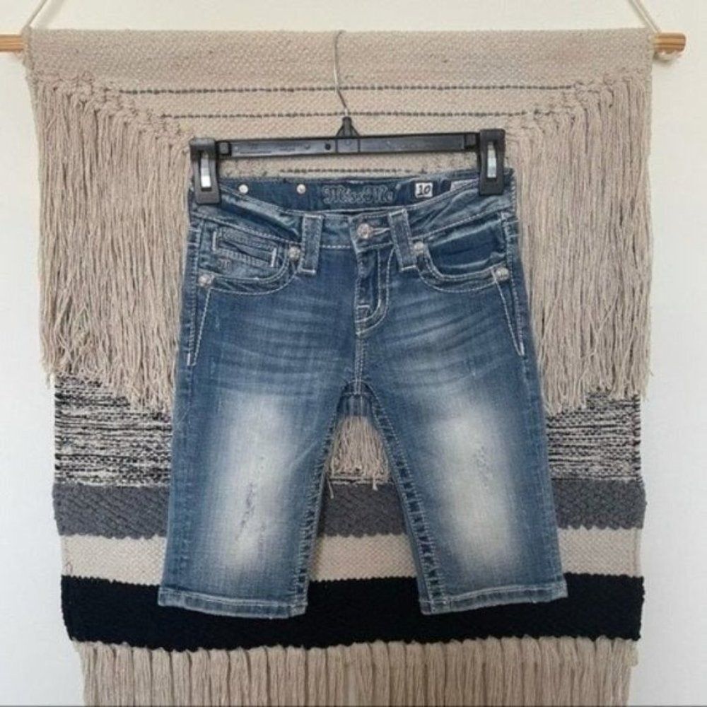Miss Me Girls Embellished Bermuda Shorts 10